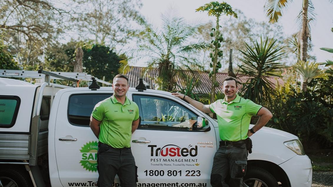 Wesley Vasile from Trusted Pest Management after Fight For A Cause charity boxing event